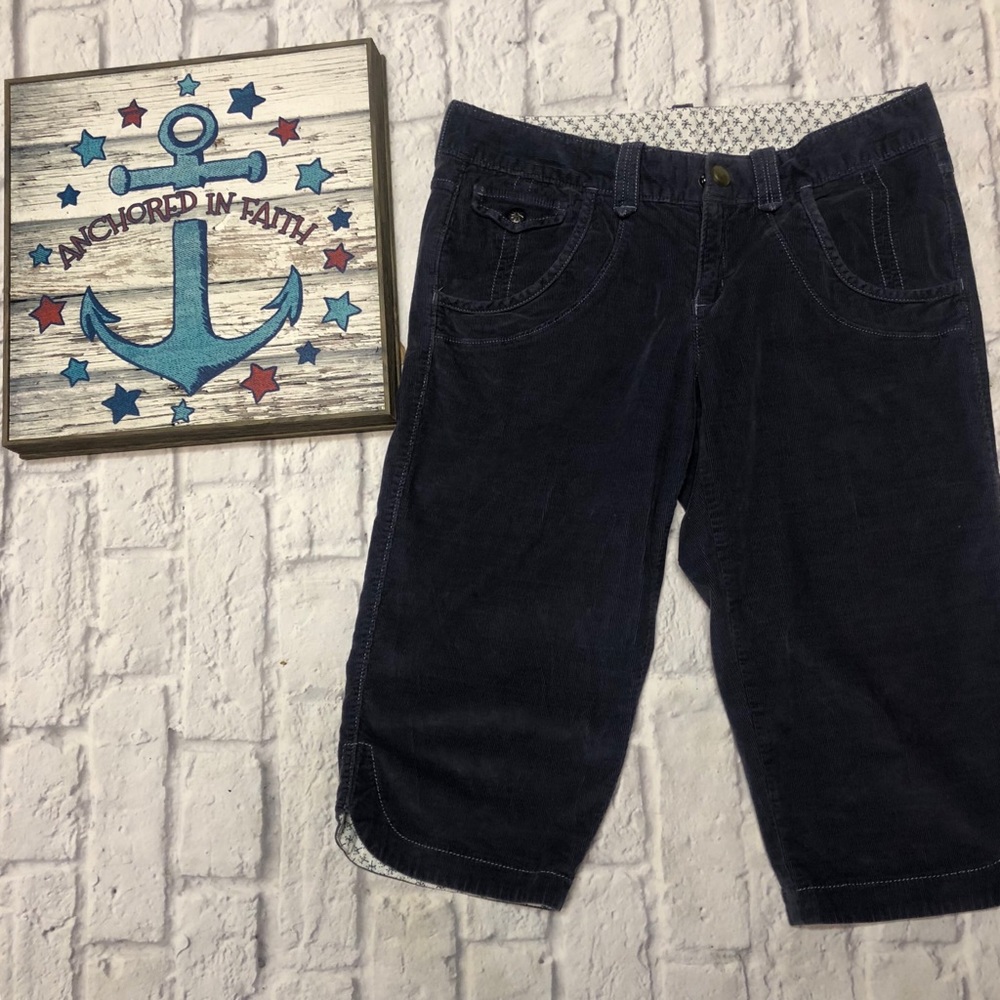 Athleta Corduroy Bermuda Short Indigo Color - image 2